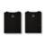 Kit 2 Camisetas Pima Black 40.1 - Preto
