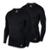 Kit 2 Camisetas Térmicas Masculina Segunda Pele Proteção Sol Camisa Uv50+ - Preto