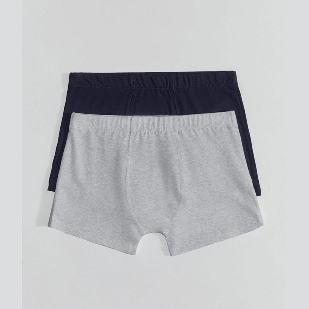 Kit 2 Cuecas Boxer Hering - Azul-Cinza