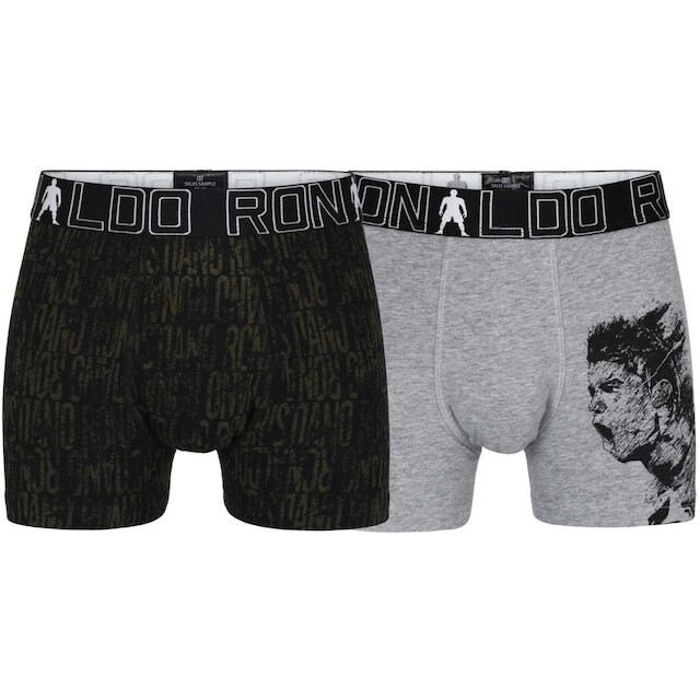 Kit 2 Cuecas Boxer Infantil CR7 Cotton Stretch