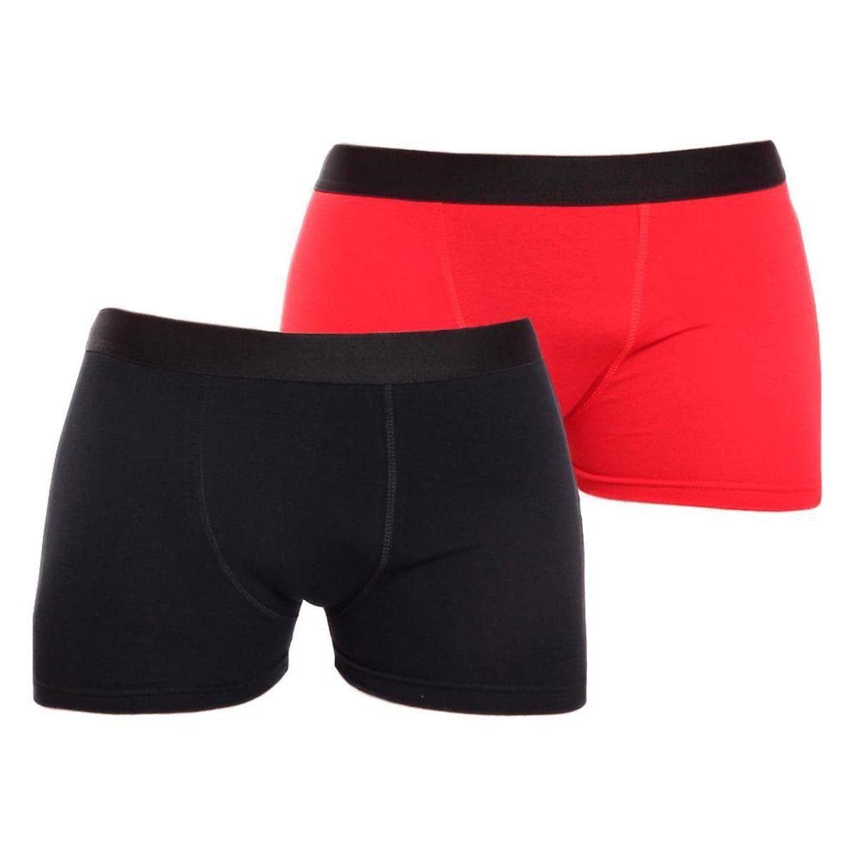 Kit 2 Cuecas Boxer Lisa Cotton Algodão Box Premium Menor preço em Kit 2 Cuecas Boxer Lisa Cotton Algodão Box Premium