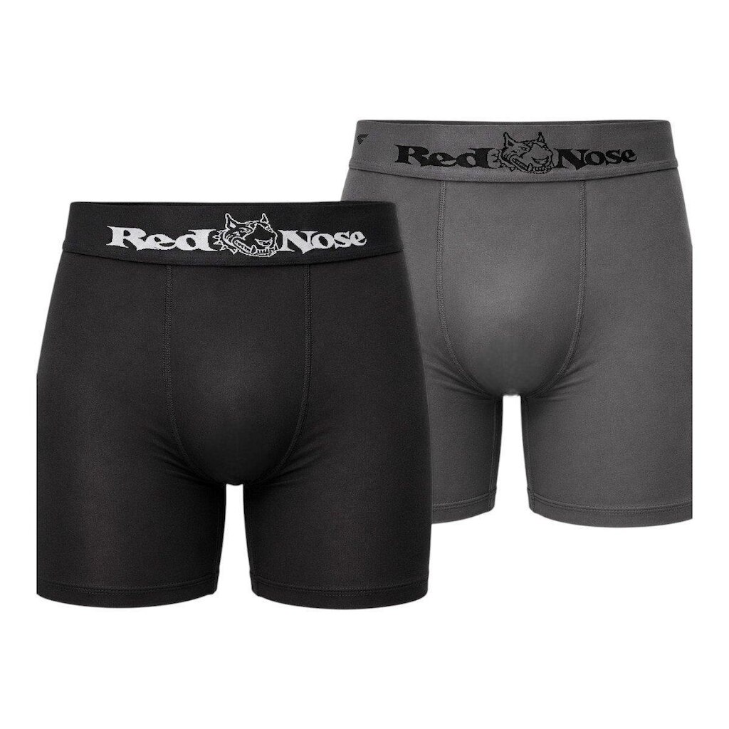 Kit 2 Cuecas Boxer Red Nose Microfibra Plus Size Ref 301 Masculina