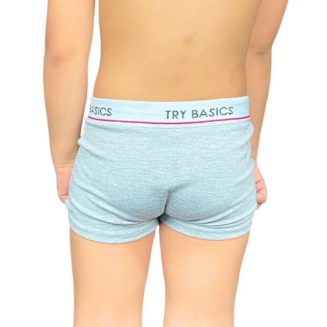 Kit 2 Cuecas Boxers Infantil Box Algodão Cotton Conforto