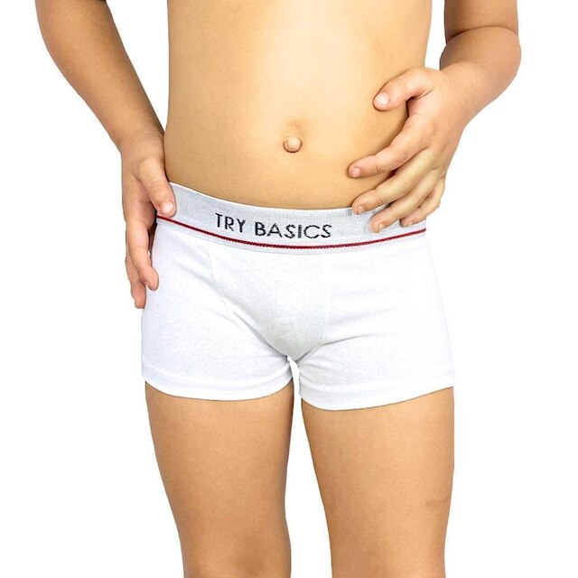 Kit 2 Cuecas Boxers Infantil Box Algodão Cotton Conforto