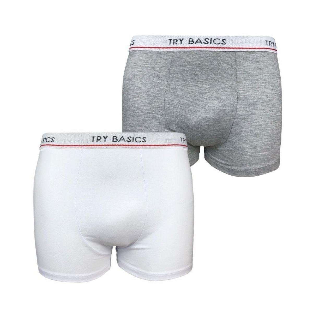 Kit 2 Cuecas Boxers Infantil Box Algodão Cotton Conforto Menor preço em Kit 2 Cuecas Boxers Infantil Box Algodão Cotton Conforto