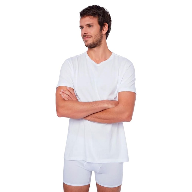 Kit 2 Cuecas Masculinas Oficina Reserva Boxer Algodão Pima Elástico Confortável 50978A