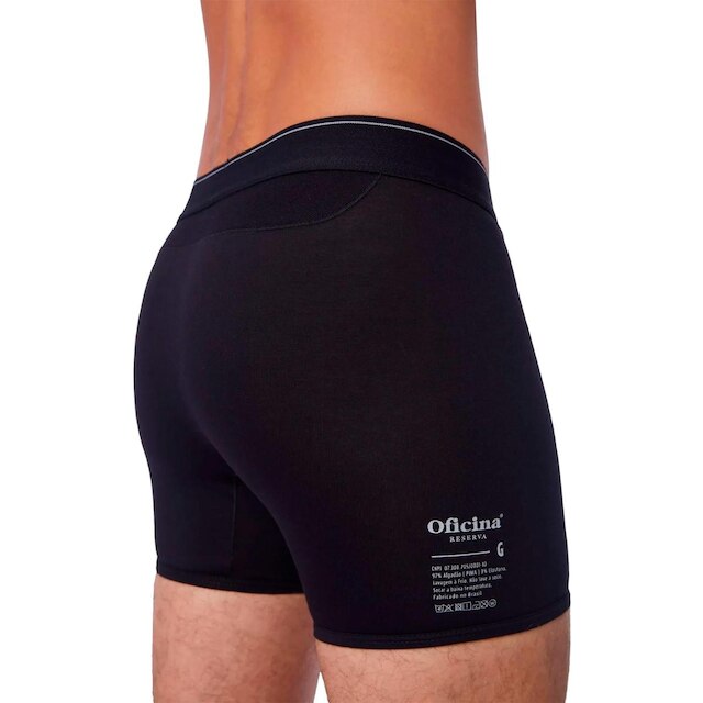 Kit 2 Cuecas Masculinas Oficina Reserva Boxer Algodão Pima Elástico Confortável 50978A