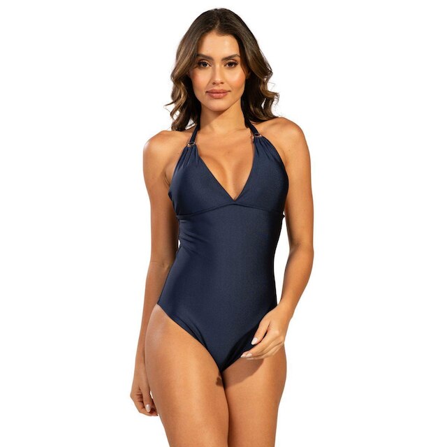 KIT 2 Maiô Com Bojo Liso Costa Nua Bella Fiore Roupa para Saida de Praia Verão Moda Praia