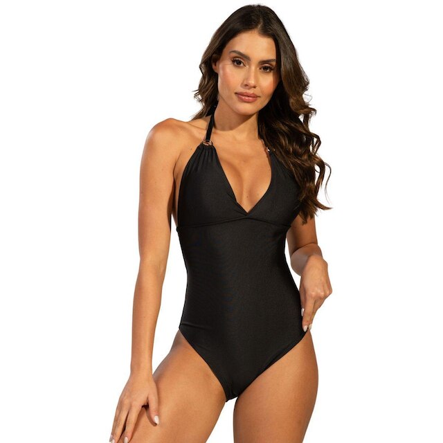 KIT 2 Maiô Com Bojo Liso Costa Nua Bella Fiore Roupa para Saida de Praia Verão Moda Praia