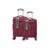 Kit 2 Malas P E M Expansor Rodas 360º Zíper Antifurto - Vinho