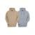 Kit 2 Moletom Blusa De Frio Masculino E Feminino Grossa Lisa - Bege+Cinza