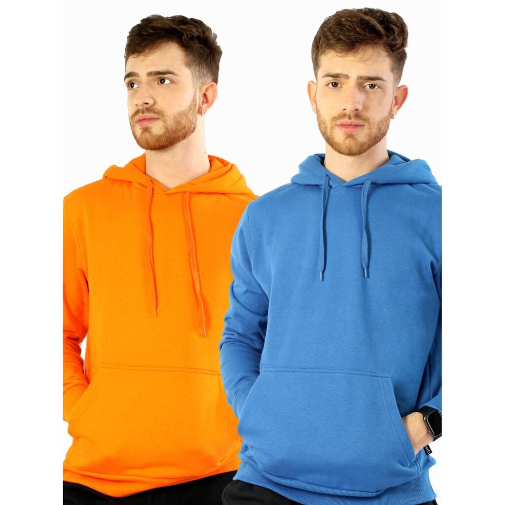 Kit 2 Moletom Masculino Canguru Capuz