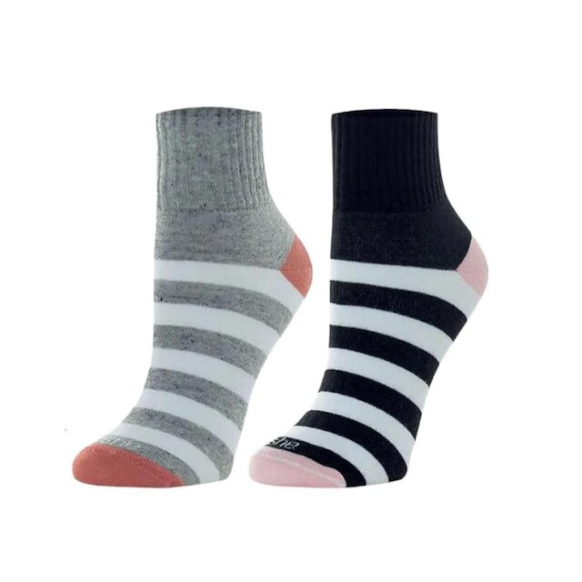 Kit 2 Pares de Meias Femininas She Cano Curto 283.02