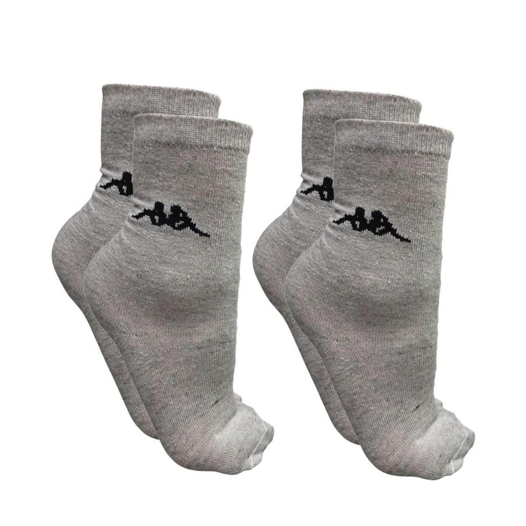 KIT 2 PARES MEIA CASUAL ALGODÃO KAPPA CANO LONGO  TAM 34-39
