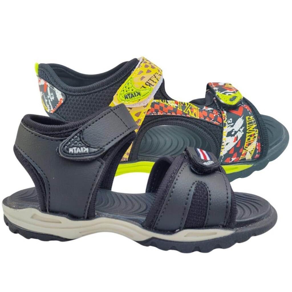 Kit 2 Pares Sandália Infantil Masculina Papete Menino Presente Escolar Verão Estiloso Shoes Kids