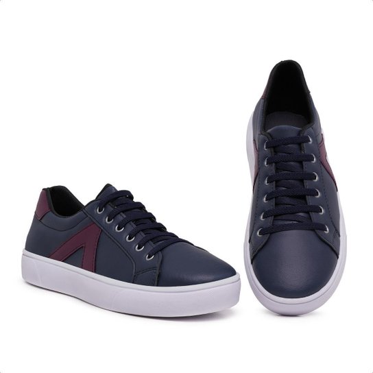 Kit 2 Pares Sapatênis Masculino Casual Ajuste Em Elástico