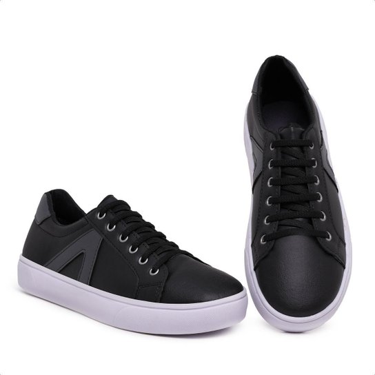 Kit 2 Pares Sapatênis Masculino Casual Ajuste Em Elástico