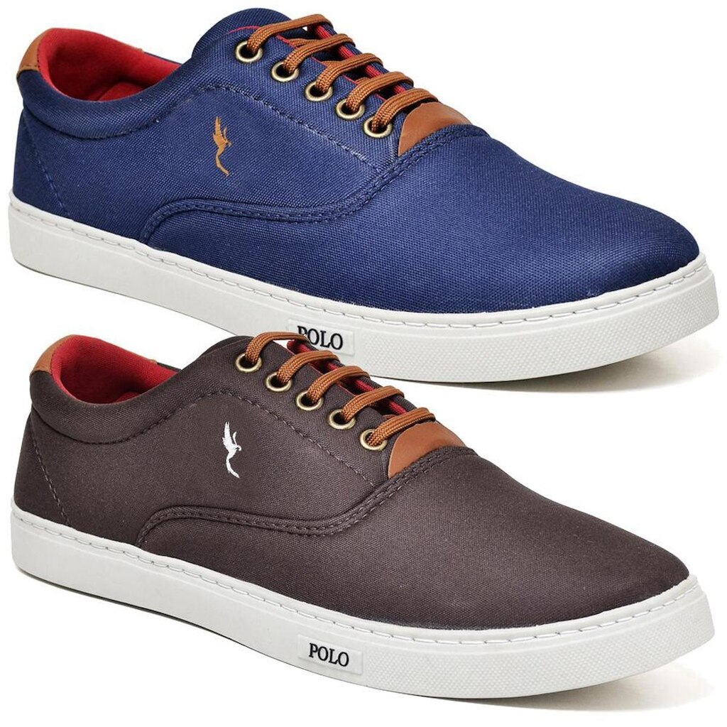 Kit 2 Pares Sapatenis Masculino Caual Confortavel e Bonito
