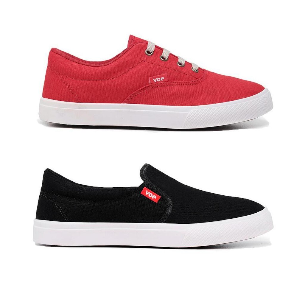 Kit 2 Pares Tênis Casual Masculino Feminino + Palmilha Bolha em Gel