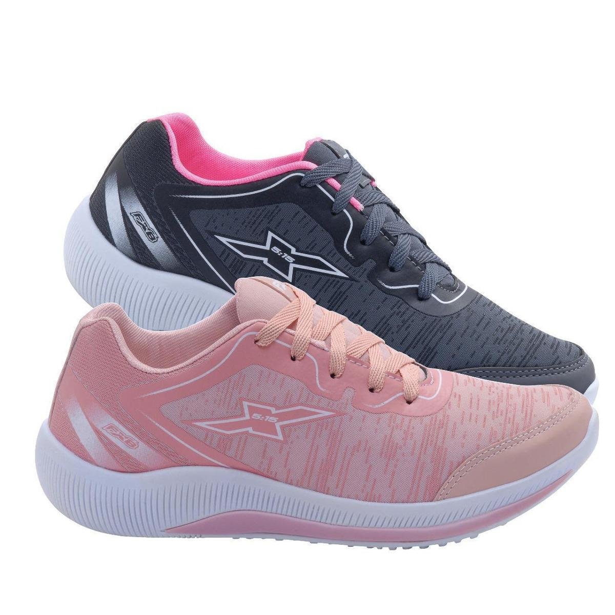 Kit 2 Pares Tênis Feminino FXB Esportivo Academia Caminhada Conforto Menor preço em Kit 2 Pares Tênis Feminino FXB Esportivo Academia Caminhada Conforto