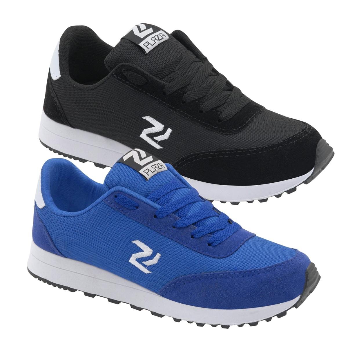 Kit 2 Pares Tênis Plaza Neo Casual Masculino Menor preço em Kit 2 Pares Tênis Plaza Neo Casual Masculino