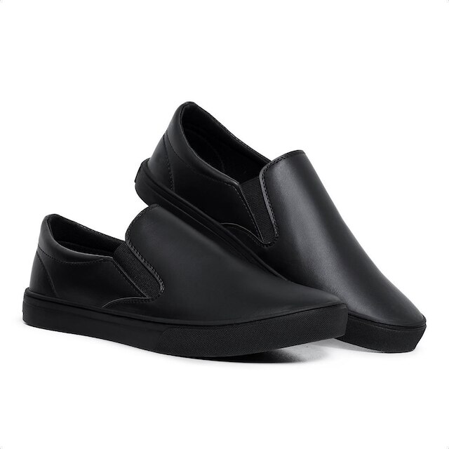 Kit 2 Pares Tênis Sapatênis Slip On Casual Iate Masculino Feminino Calce Fácil Confortável