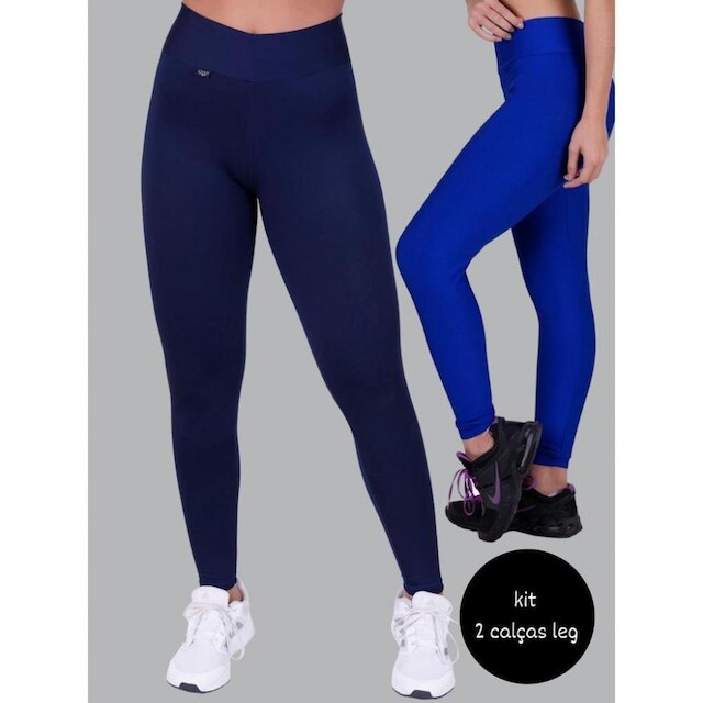 Kit 2 Peças Calça Leg Basica