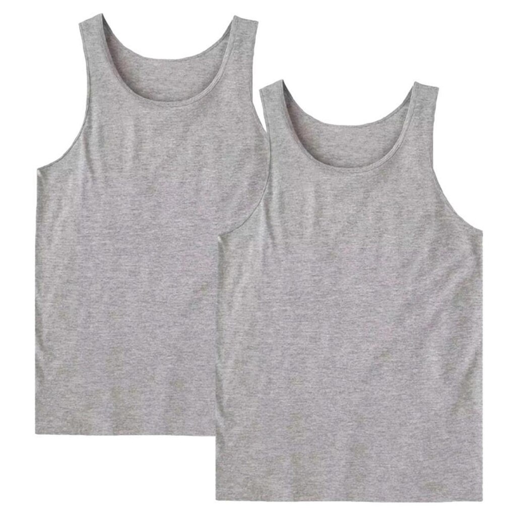 Kit 2 Regata Masculina Camiseta Lisa Básica Algodão Regatas