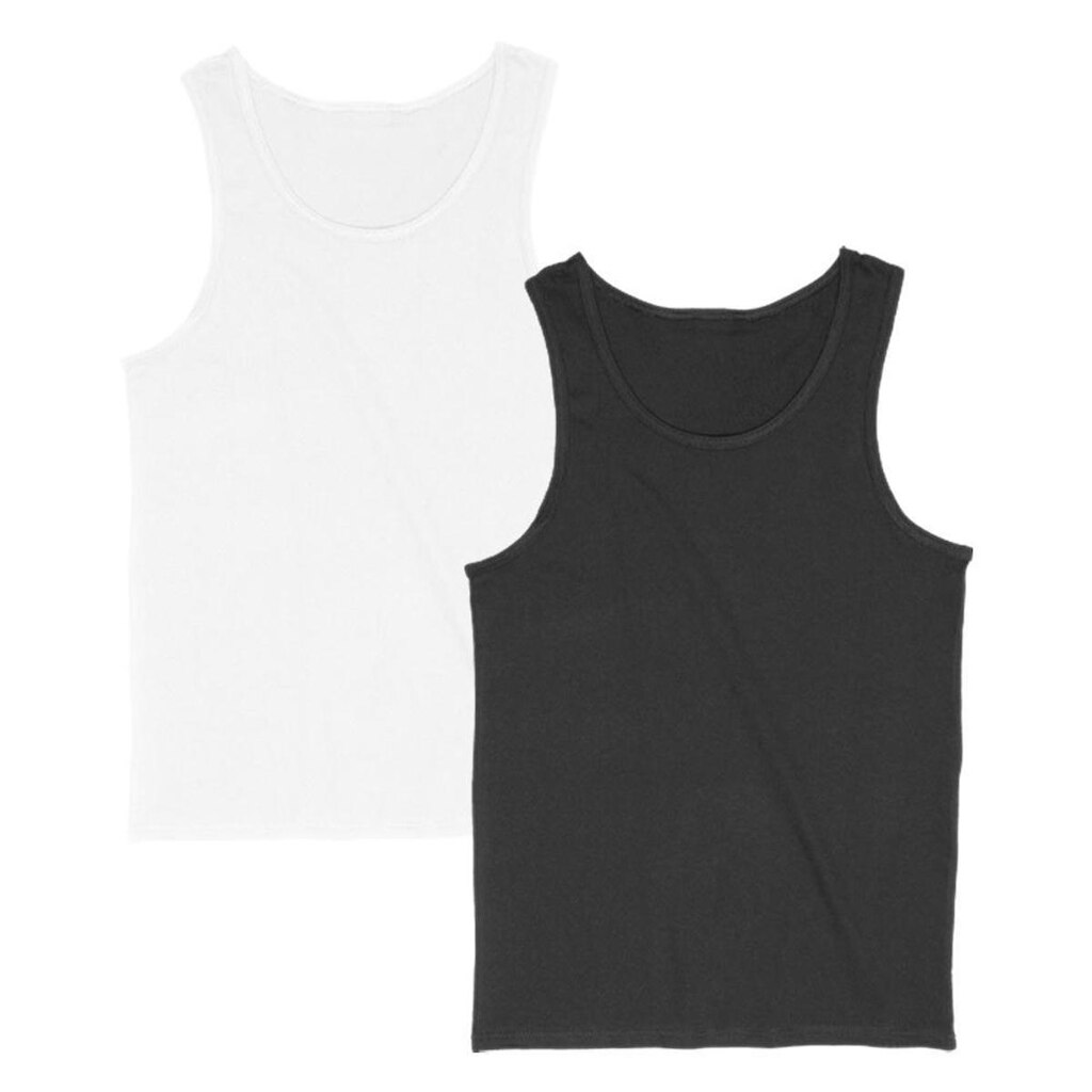 Kit 2 Regata Masculina Camiseta Lisa Básica Algodão Regatas