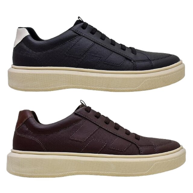 Kit 2 Sapatênis Masculino Casual Bkarellus Confortável