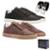 Kit 2 Sapatênis Rosa Helena Moda + Cinto + Carteira Tendência Masculina - Preto