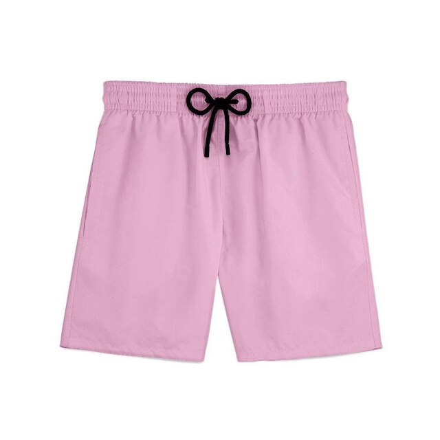 Kit 2 Short Masculino Praia Bermuda Tactel Mauricinho Verão Treino Academia Piscina Esporte Liso