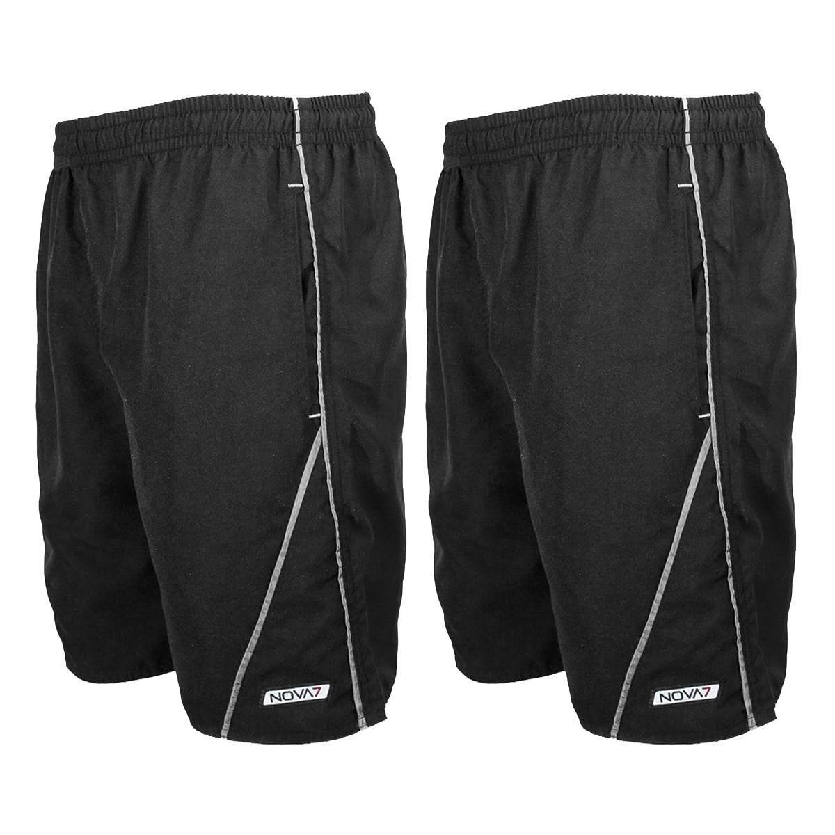 Kit 2 Short Tactel Leve Elástico Cordão Masculino 3 Bolsos Viés Listras Esportes Academia Corrida Menor preço em Kit 2 Short Tactel Leve Elástico Cordão Masculino 3 Bolsos Viés Listras Esportes Academia Corrida