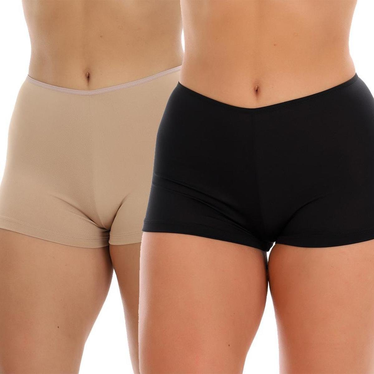 Kit 2 Shortinho Íntimo Curto Frimarket Short Segunda Pele Menor preço em Kit 2 Shortinho Íntimo Curto Frimarket Short Segunda Pele