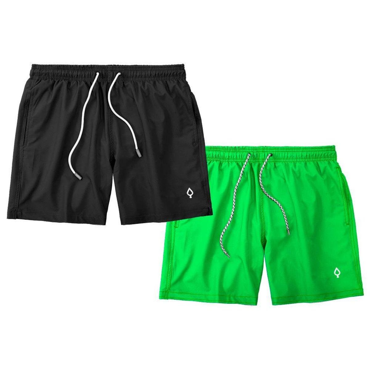 Kit 2 Shorts Bermudas Liso Lisa e Estampado Masculino Tactel Básico é ruim? Kit 2 Shorts Bermudas Liso Lisa e Estampado Masculino Tactel Básico é boa?