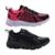 Kit 2 Tênis Feminino Esportivo Max Academia Caminhada Leve - Pink+Preto