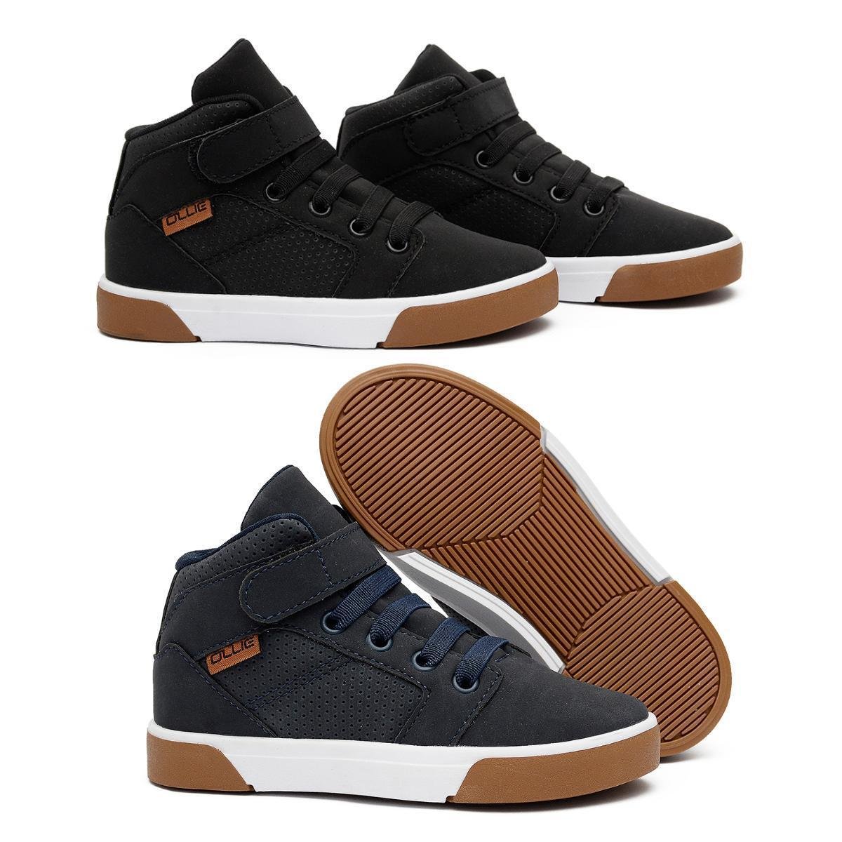 Kit 2 Tênis Ollie Infantil Olympic - Preto+Marinho é ruim? Kit 2 Tênis Ollie Infantil Olympic - Preto+Marinho é boa?