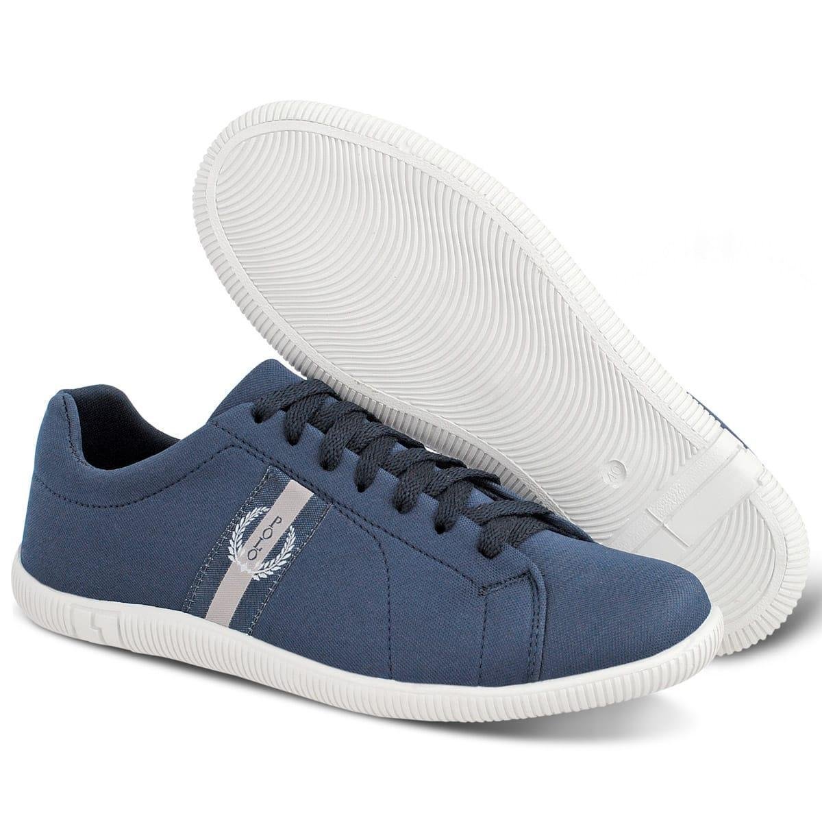 Kit 2 Tênis Polo Point em Lona Social Feminino - Azul | Zattini
