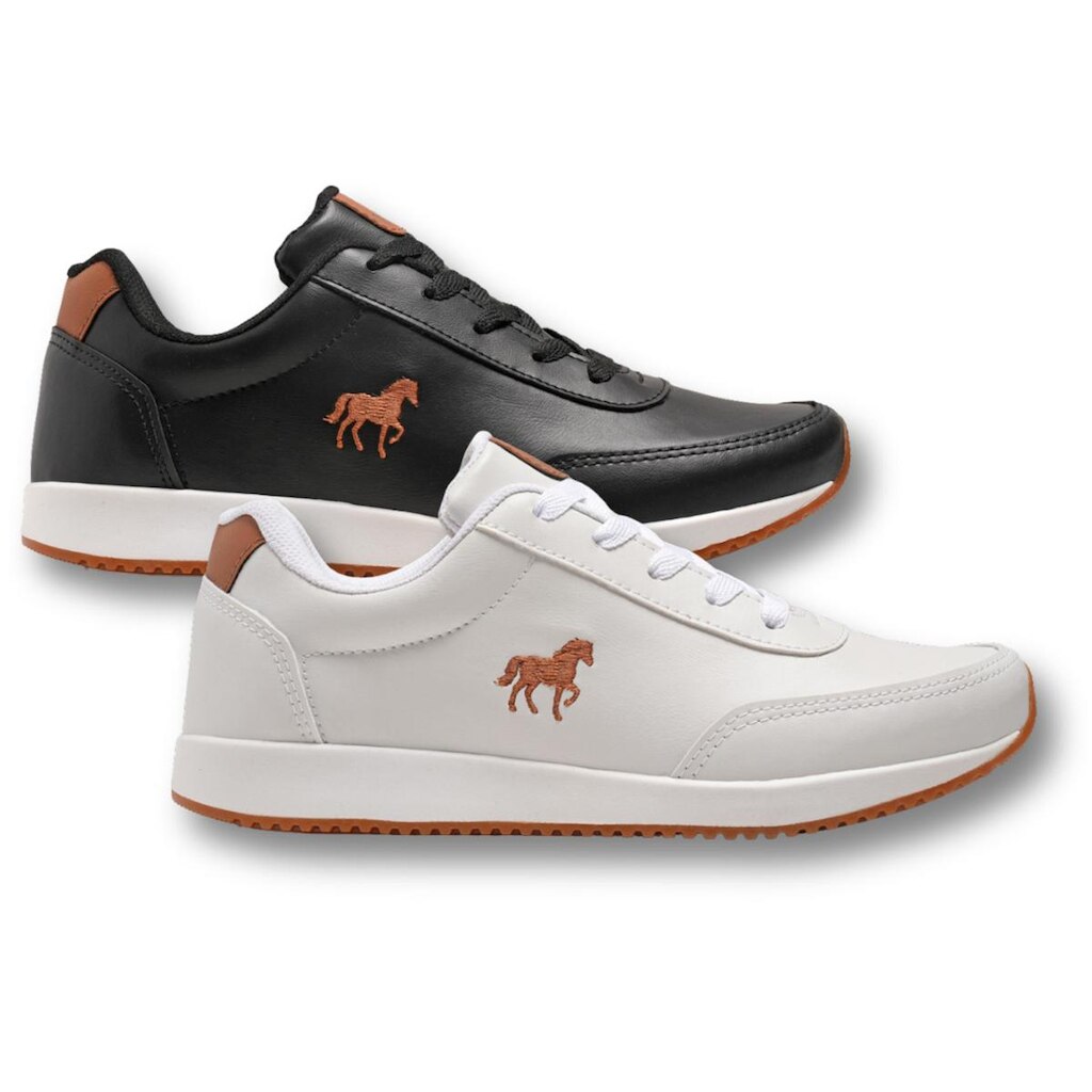 Kit 2 Tenis Sapatenis Polo Casual Masculino Macio Nog Dia a Dia Confortável Leve Original