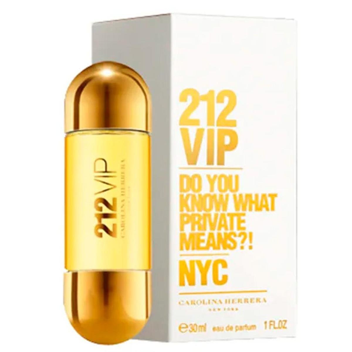 Kit 212 Vip Carolina Herrera Eau de Parfum + Body Lotion Incolor