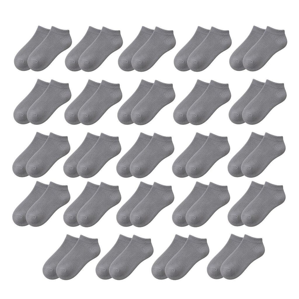 Kit 24 Pares de Meias Soquete Cano Curto Baixo Unissex Masculina Feminina Básica Academia Tênis
