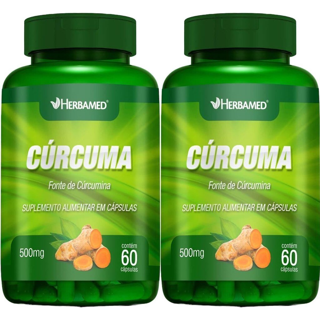 Kit 2X Cúrcuma - 60 Cápsulas - Herbamed