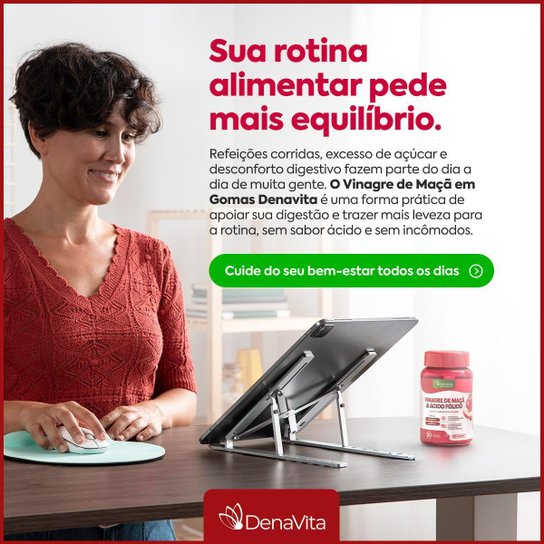 Kit 2x Gummy Vin. De Maçã E Ácido Fólico Em Goma Denavita