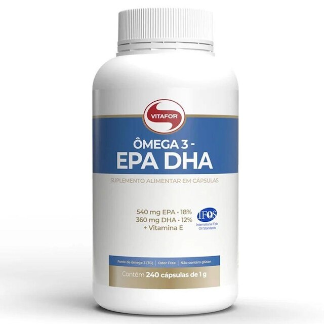 Kit 2X Ômega 3 EPA DHA - 240 Cápsulas 1g - Vitafor