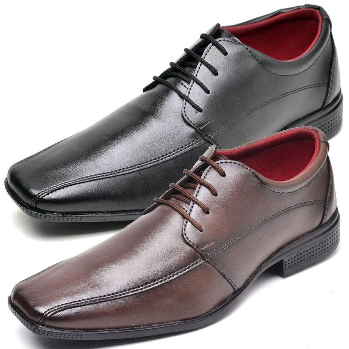 Sapato Social Masculino Top Flex Calçados em Promoção | Ofertas na  Americanas