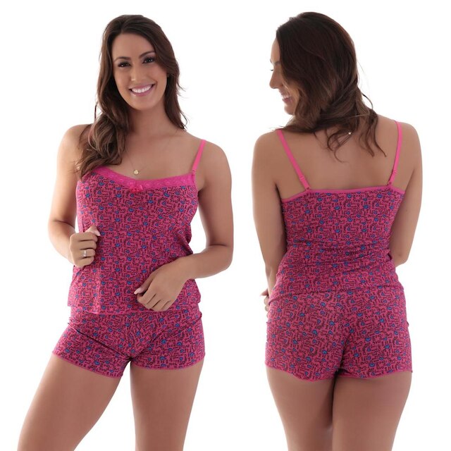 KIT 3 BABY DOLL THAYS TECIDO GELADINHO
