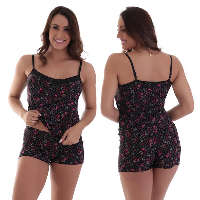 KIT 3 BABY DOLL THAYS TECIDO GELADINHO