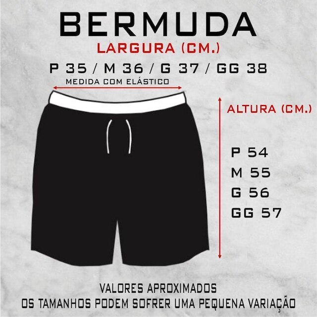 Kit 3 Bermuda Cargo Em Tactel Com Bolsos