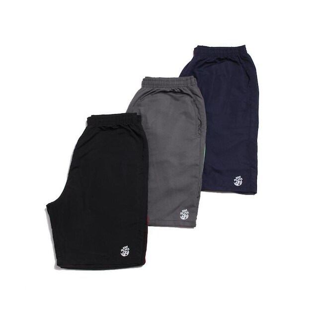 Kit 3 Bermuda Infantil Tactel OX SILVER Bolsos Frente e Costa