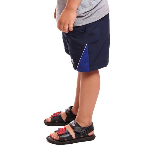 Kit 3 Bermuda Infantil Tactel OX SILVER Bolsos Frente e Costa